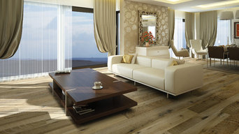 Hallmark Floors Real Reclaimed Look | ORGANIC 567 CHAI Engineered Hardwood livin