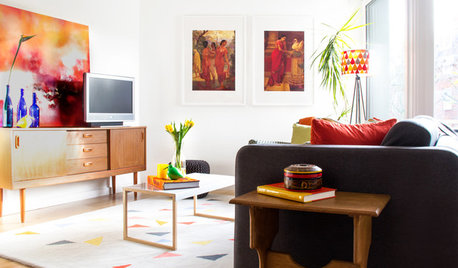Le Case di Houzz: un Nuovo Appartamento Compatto e Colorato