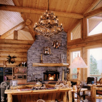 Handcrafted Full-Scribe Log Home