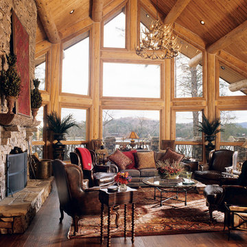 Handcrafted Luxury Log Home