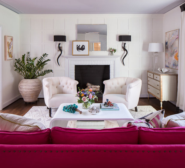 Transitional Living Room by Patti Ryan Interior Design