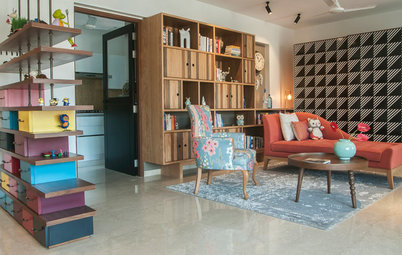 Mumbai Houzz: A Cheerful Home for One