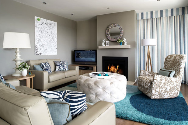 Contemporary Living Room by Brett Mickan Interior Design