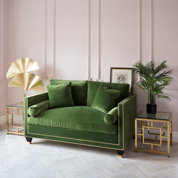 Hatfield Sofa with Gold Studs