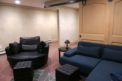 Example of a home theater design in Denver