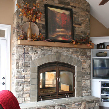 Hearthroom 44 Indoor/Outdoor Wood Burning Fireplace