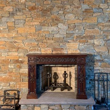 Helmsdale Natural Thin Stone Veneer Fireplace
