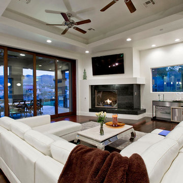 Henderson/ Las Vegas Bar and Living Room Area by DeBora Rachelle