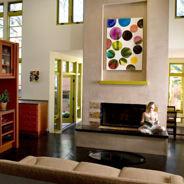 HERE Design and Architecture Ojai House - Living Area