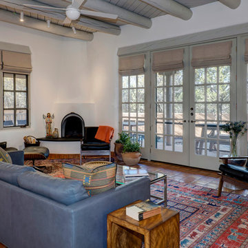HERE Design and Architecture Santa Fe Renovations - Living Room