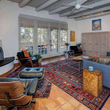 HERE Design and Architecture Santa Fe Renovations - Living Room