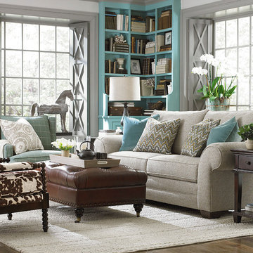 HGTV Home Custom Upholstery Large Sofa by Bassett Furniture