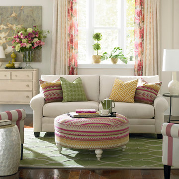HGTV Home Custom Upholstery Sofa by Bassett Furniture