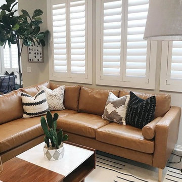 Hidden Tilt Polywood Shutters