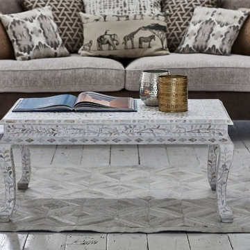 Hide & Souk | Clipper Mother of Pearl Coffee Table