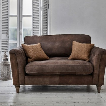 Hide & Souk | Darwin Leather Love Seat