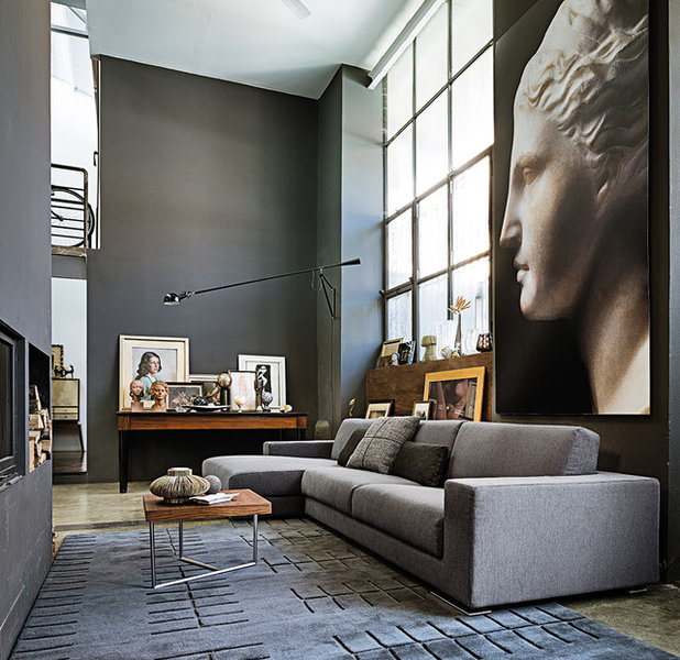 Contemporary Living Room by UBER Interiors