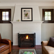 fireplace painted