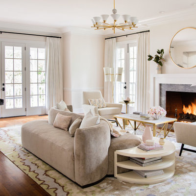 Inspiration for a transitional living room remodel in San Francisco