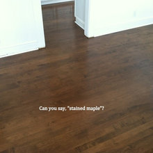 maple floors refinished