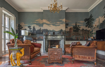 Room of the Day: New Life for Historic Wallpaper Landscapes