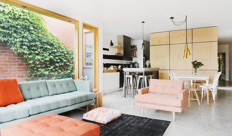 Houzz Tour: Plywood Pod Adds a New Dimension to Living Spaces