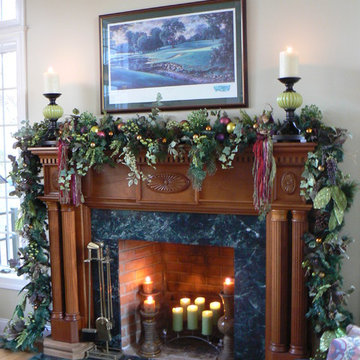 Holiday decor in Robin's home in New Jersey