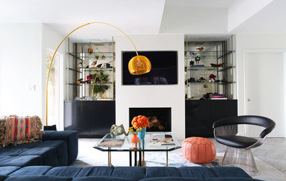 Houzz Tour: New Color and Fun for a Midcentury Bachelor Pad