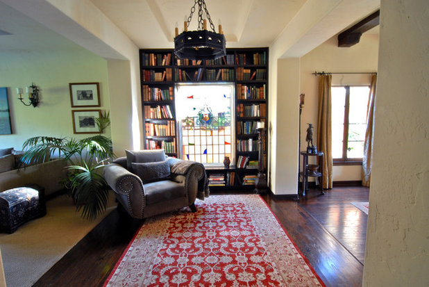 Living Room Hollywood Spanish Colonial Restoration