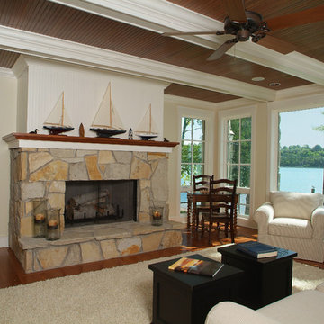 Holy Island Cottage - Living room