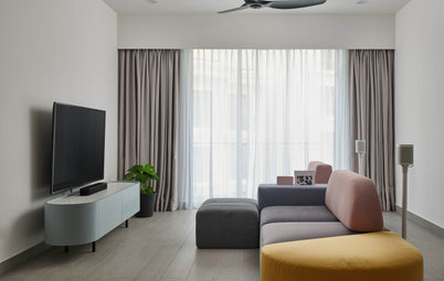 Houzz Tour: This Condo's Colourful Geometry is Child-Friendly