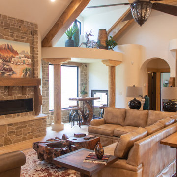 Home Living Room & Fireplace