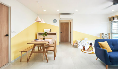 Houzz Tour: A Sunny Yellow Home for a Family of Three