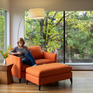 Mid-Century Wohnzimmer in Denver