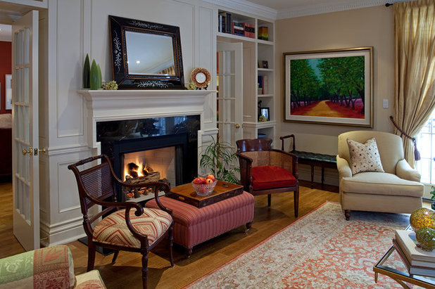 Traditional Living Room by Peter A. Sellar - Architectural Photographer