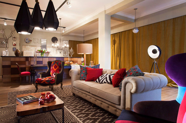 Eclectic Living Room by Architales