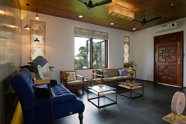 Contemporary Living Room by Architecture + Design Ankit Prabhudessai