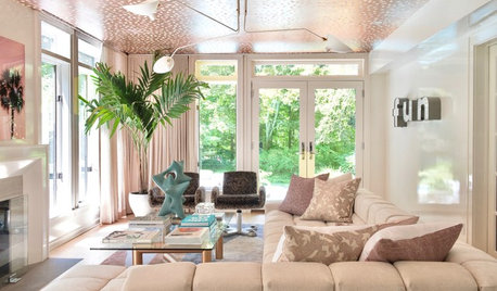 Blush Pink Keeps This Formal Living Room Light and Inviting