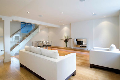 Modern living room in London.