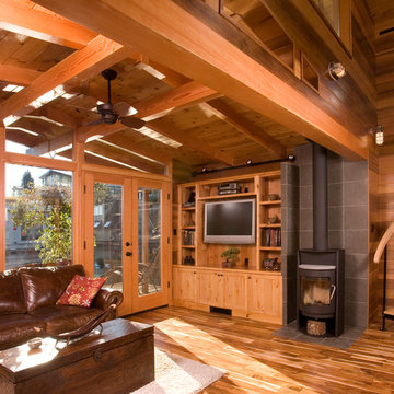 Houseboat -- a Seattle Floating Home Renovation