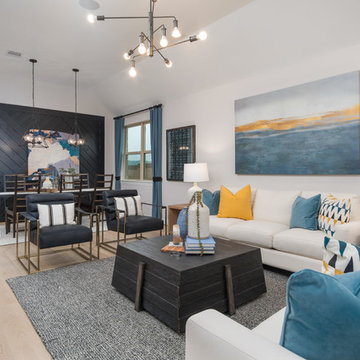 Houston, Texas | Katy Lakes - Premier Juniper Living Room