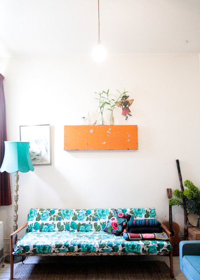 Eclectic Living Room by Lisa Sorgini