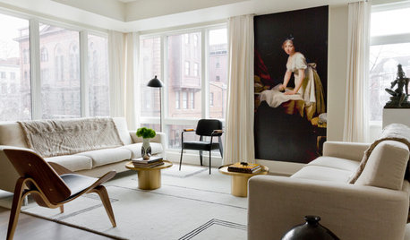 Houzz Tour: Art and Natural Light Shine in a Contemporary Flat