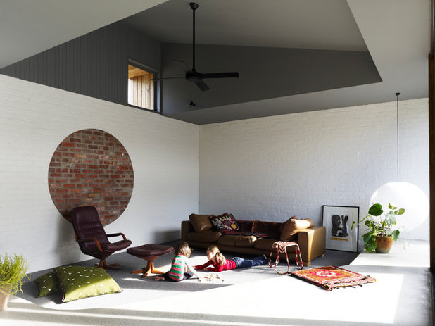 Modern Wohnbereich by Kennedy Nolan