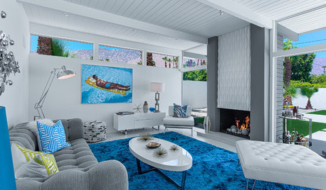 Houzz Tour: Pools and Martinis Inspire a Palm Springs Remodel
