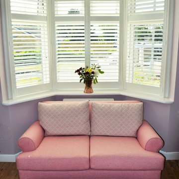 How to dress a Bay Window with shutters