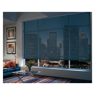 Hunter Douglas Designer Screen Shades - Contemporary - Living Room ...