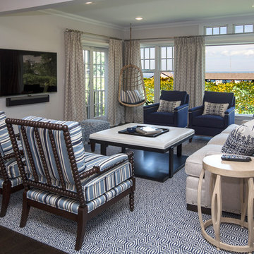 Huntington Bay Living Rooms by Margali and Flynn Designs