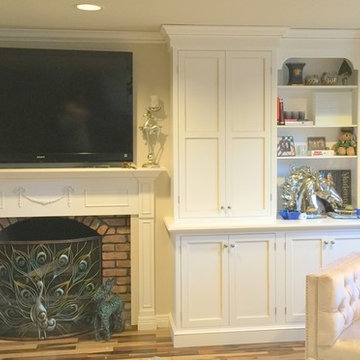 Huntington Family Room Built in Cabinetry