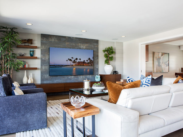 Contemporary Living Room - Open